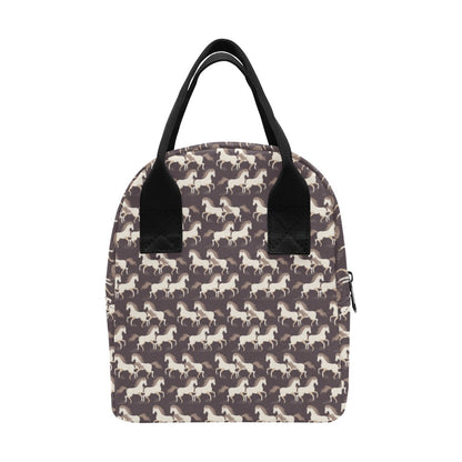 Horse Print Design LKS304 Insulated Lunch Bag