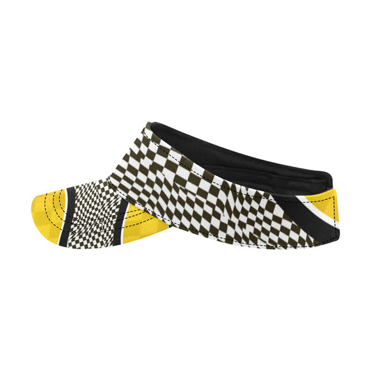 Checkered Pattern Print Design 02 Unisex Sun Visor