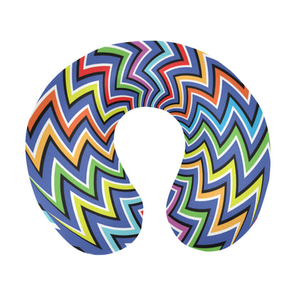 Optical illusion Pattern Print Design A02 U-Shaped Travel Neck Pillow