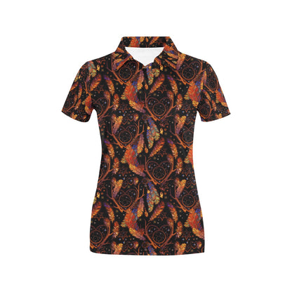 Dream Catcher Native American Design Women's Polo Shirt