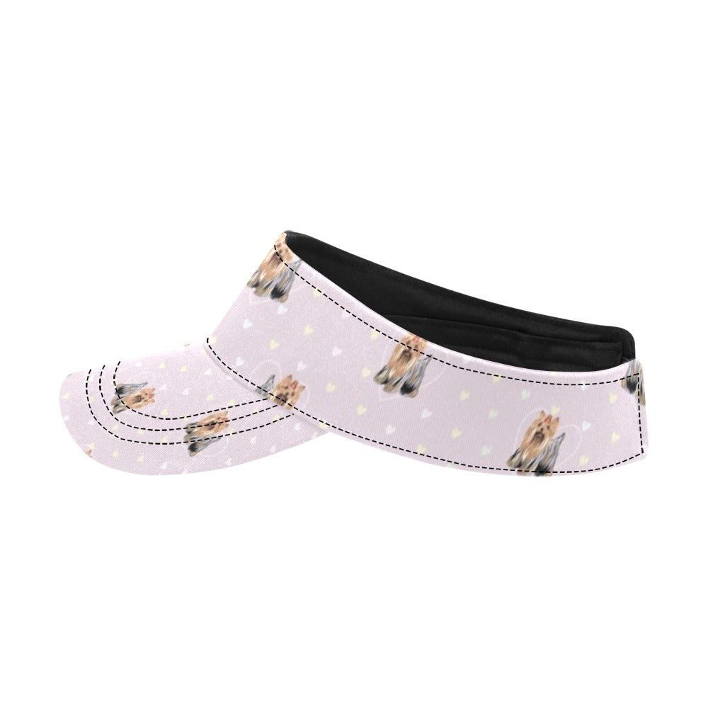 Yorkshire Terriers Print Design LKS302 Unisex Sun Visor