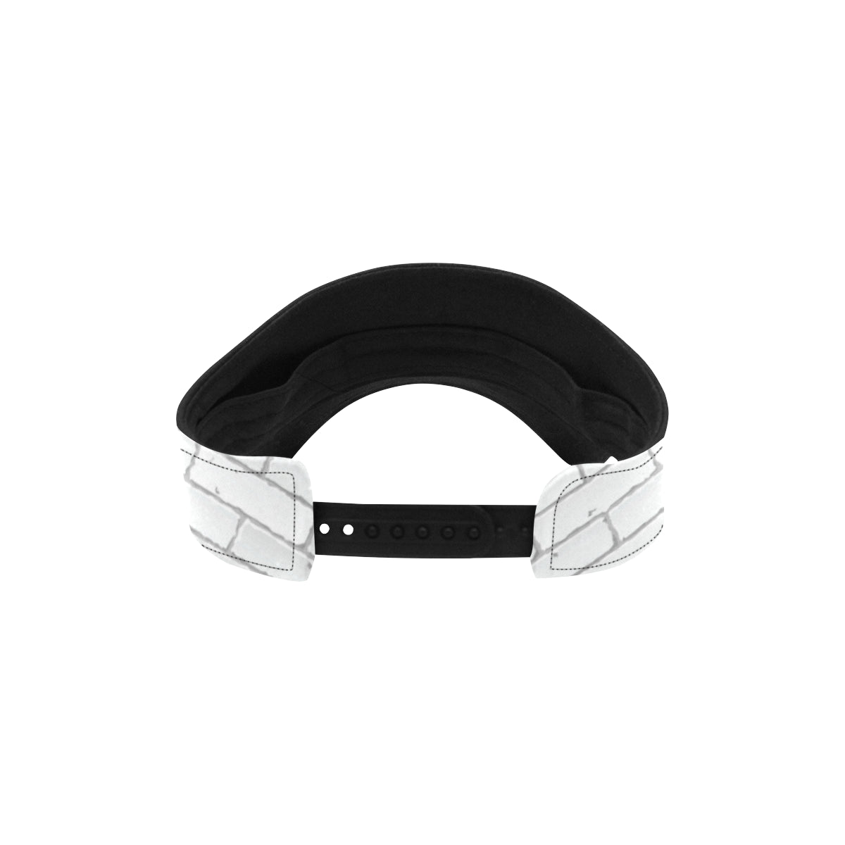 Brick White Pattern Print Design 03 Unisex Sun Visor