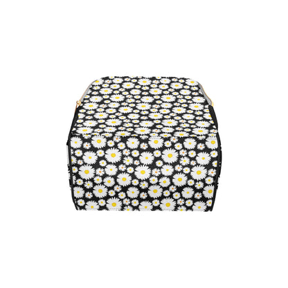 Daisy Pattern Print Design 01 Diaper Bag Backpack