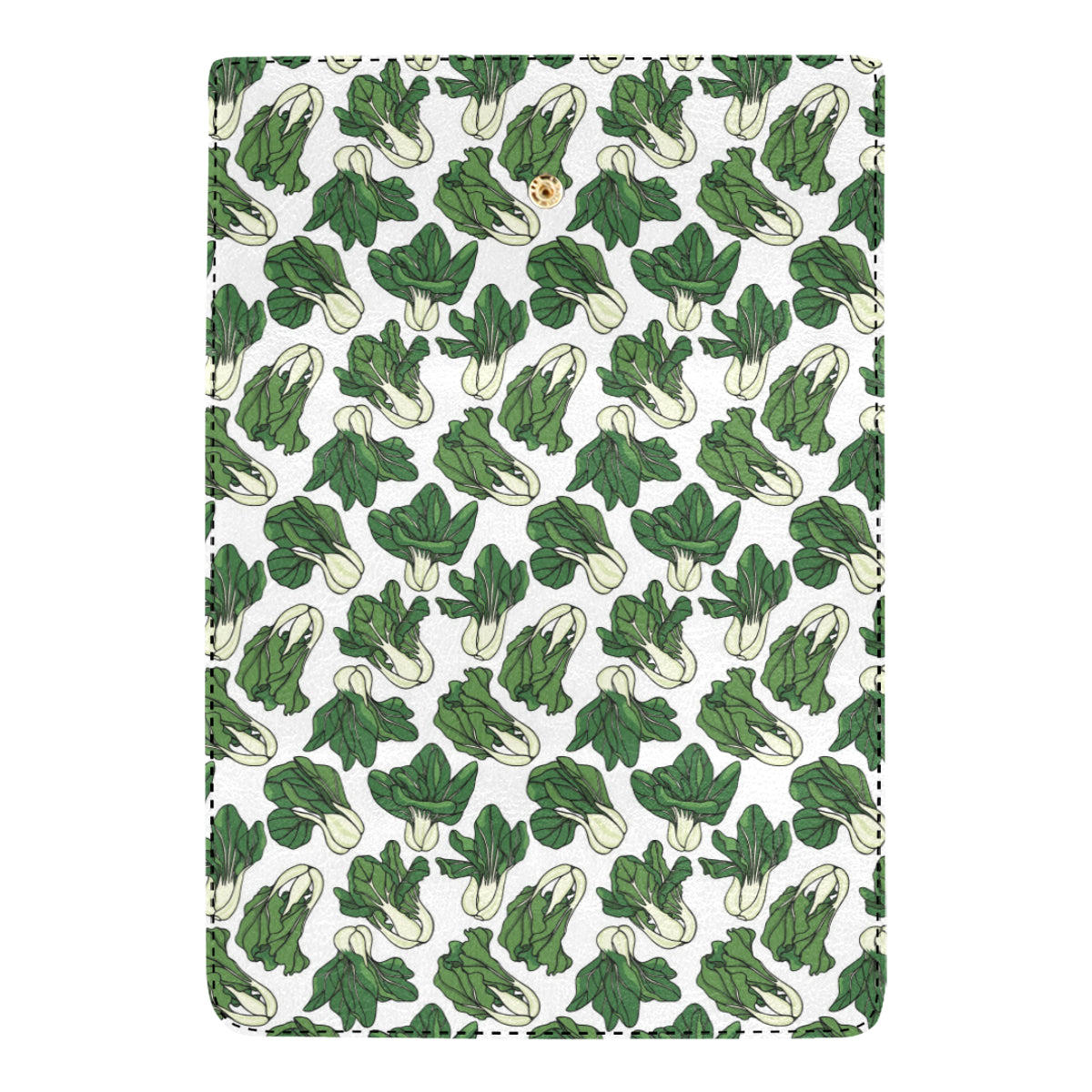 Bok Choy Pattern Print Design 02 Women's Trifold Wallet