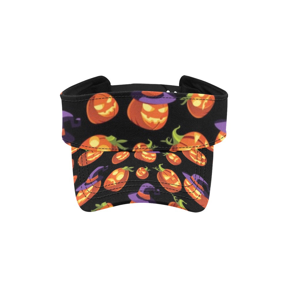 Witch Pumpkin Halloween Print LKS302 Unisex Sun Visor