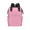 Chevron Print Design LKS402 Diaper Bag Backpack