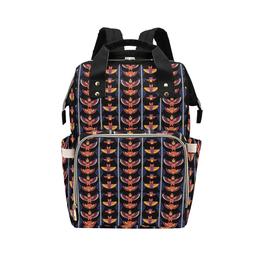 Totem Print Design LKS301 Diaper Bag Backpack
