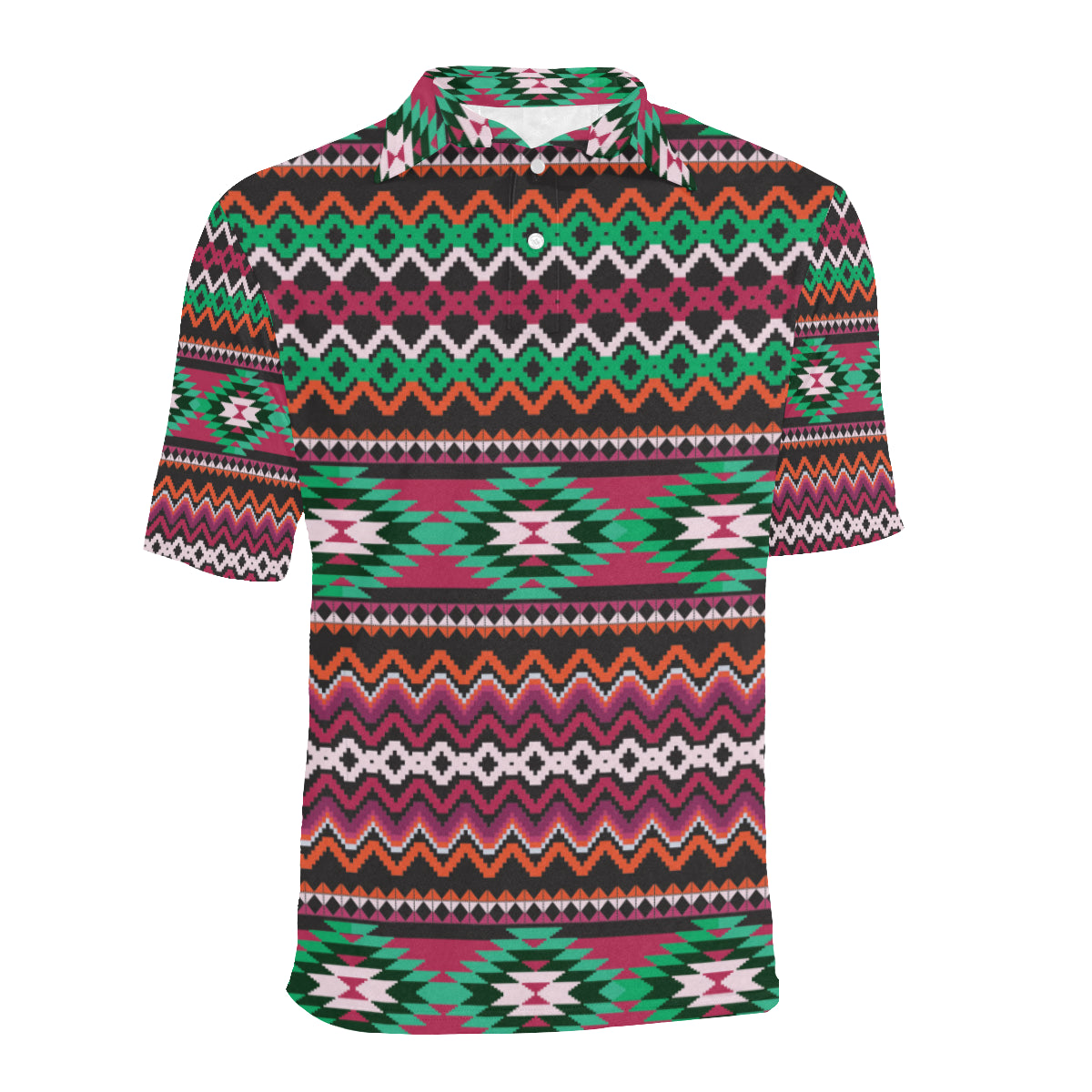 Mexican Pattern Print Design 01 Men Polo Shirt