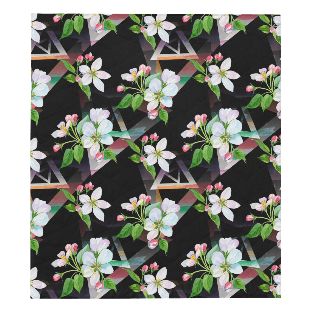 Apple blossom Pattern Print Design AB07 Premium Quilt