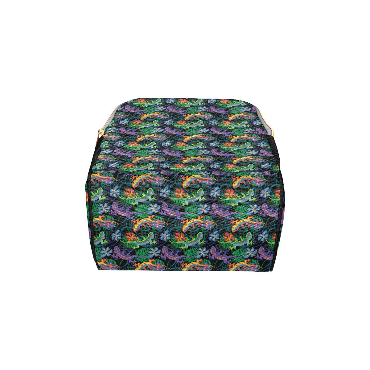 Gecko Colorful Pattern Print Design 01 Diaper Bag Backpack