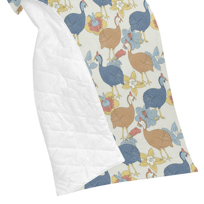 Guinea Fowl Pattern Print Design 01 Premium Quilt