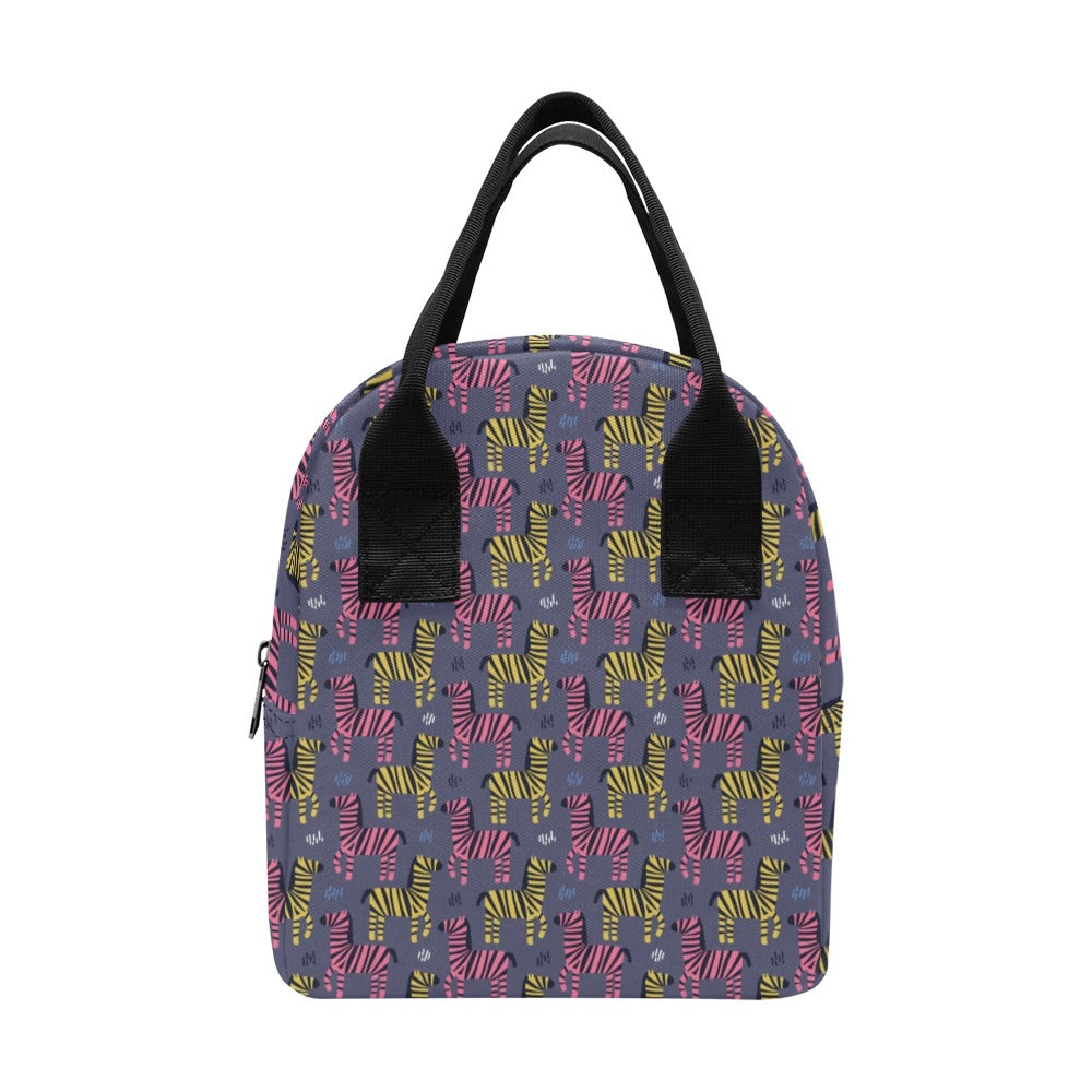 Zebra Print Design LKS303 Insulated Lunch Bag