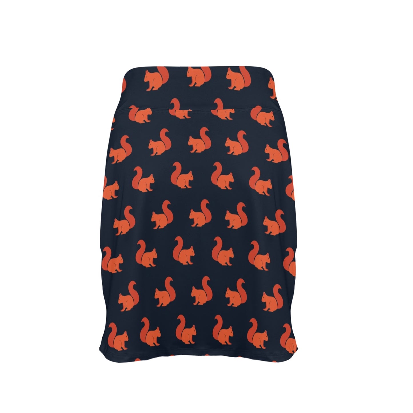 Squirrel Print Design LKS306 17" Golf & Pickleball Skort with Pockets