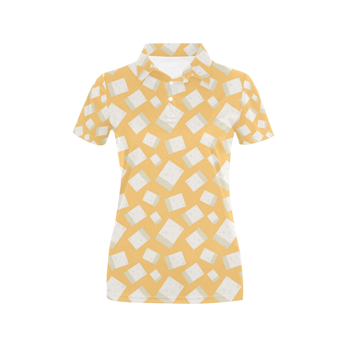Tofu Print Design LKS302 Women's Polo Shirt