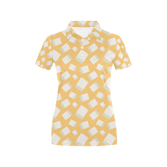 Tofu Print Design LKS302 Women's Polo Shirt