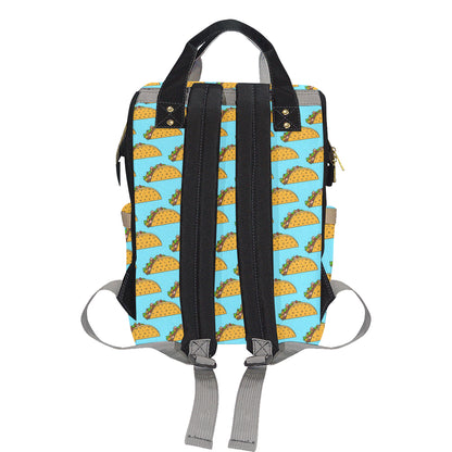 Taco Pattern Print Design TC03 Diaper Bag Backpack