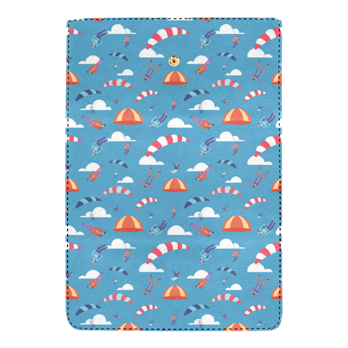 Skydiving Pattern Print Design 03 Women's Trifold Wallet