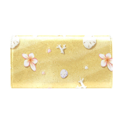 Beach Theme Print Women's Trifold Wallet