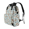 Safari Animal Print Design LKS306 Diaper Bag Backpack