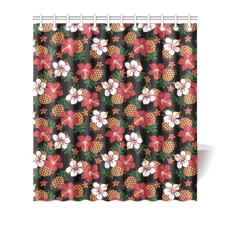 Hawaiian Themed Pattern Print Design H013 Shower Curtain