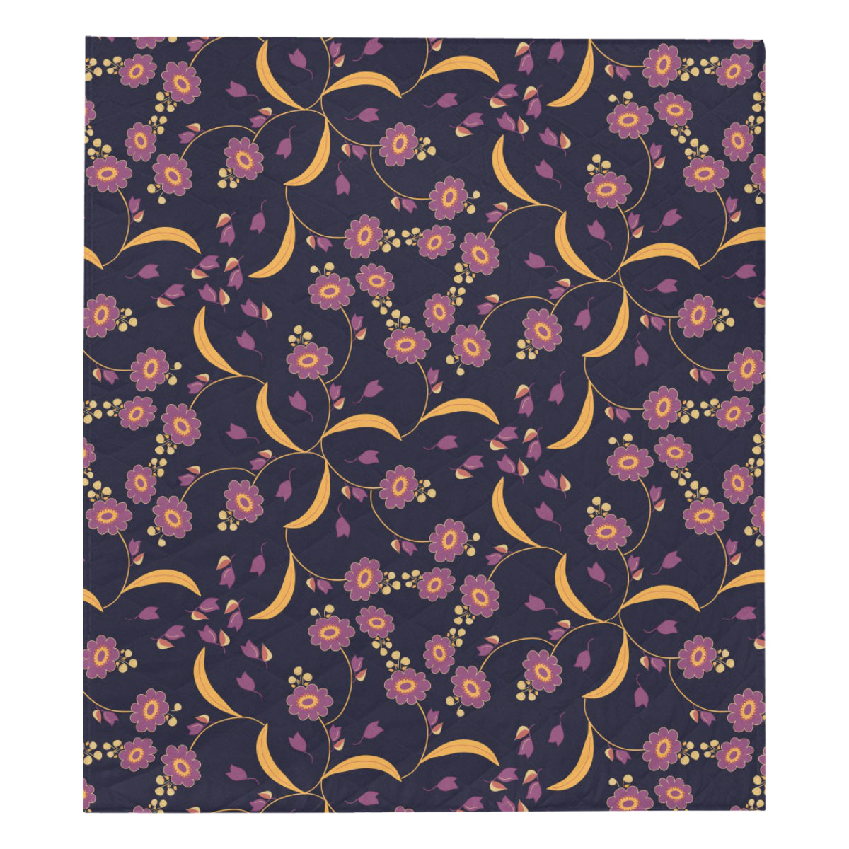 Anemone Pattern Print Design AM012 Premium Quilt