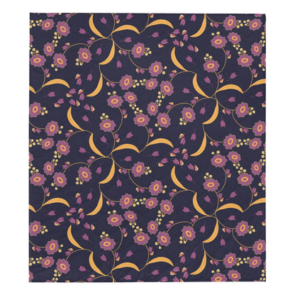 Anemone Pattern Print Design AM012 Premium Quilt