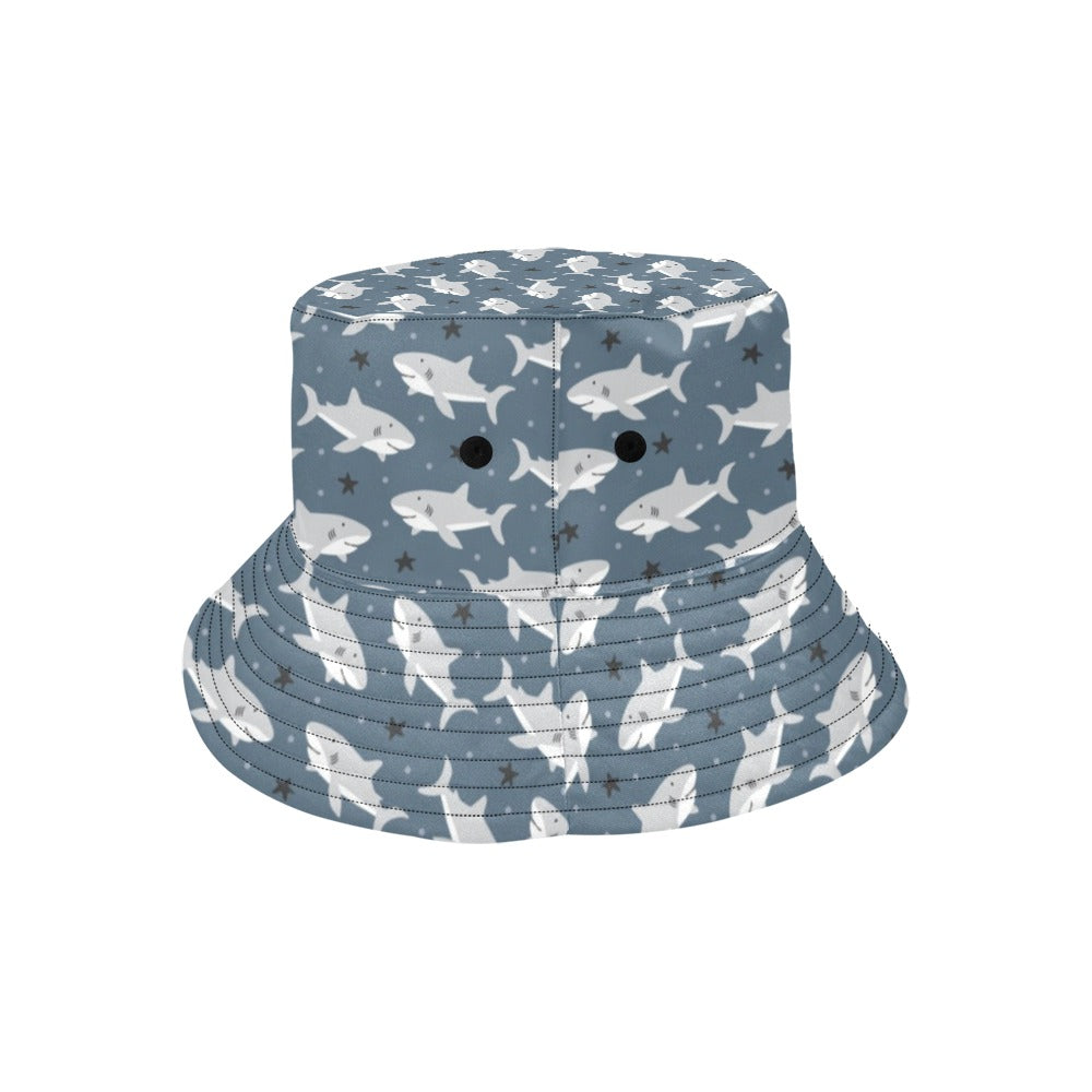 Shark Print Design LKS305 Unisex Bucket Hat