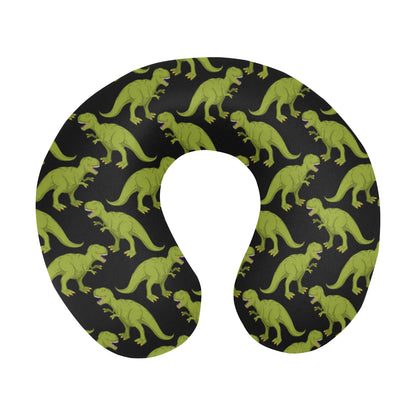 T Rex Pattern Print Design A02 U-Shaped Travel Neck Pillow