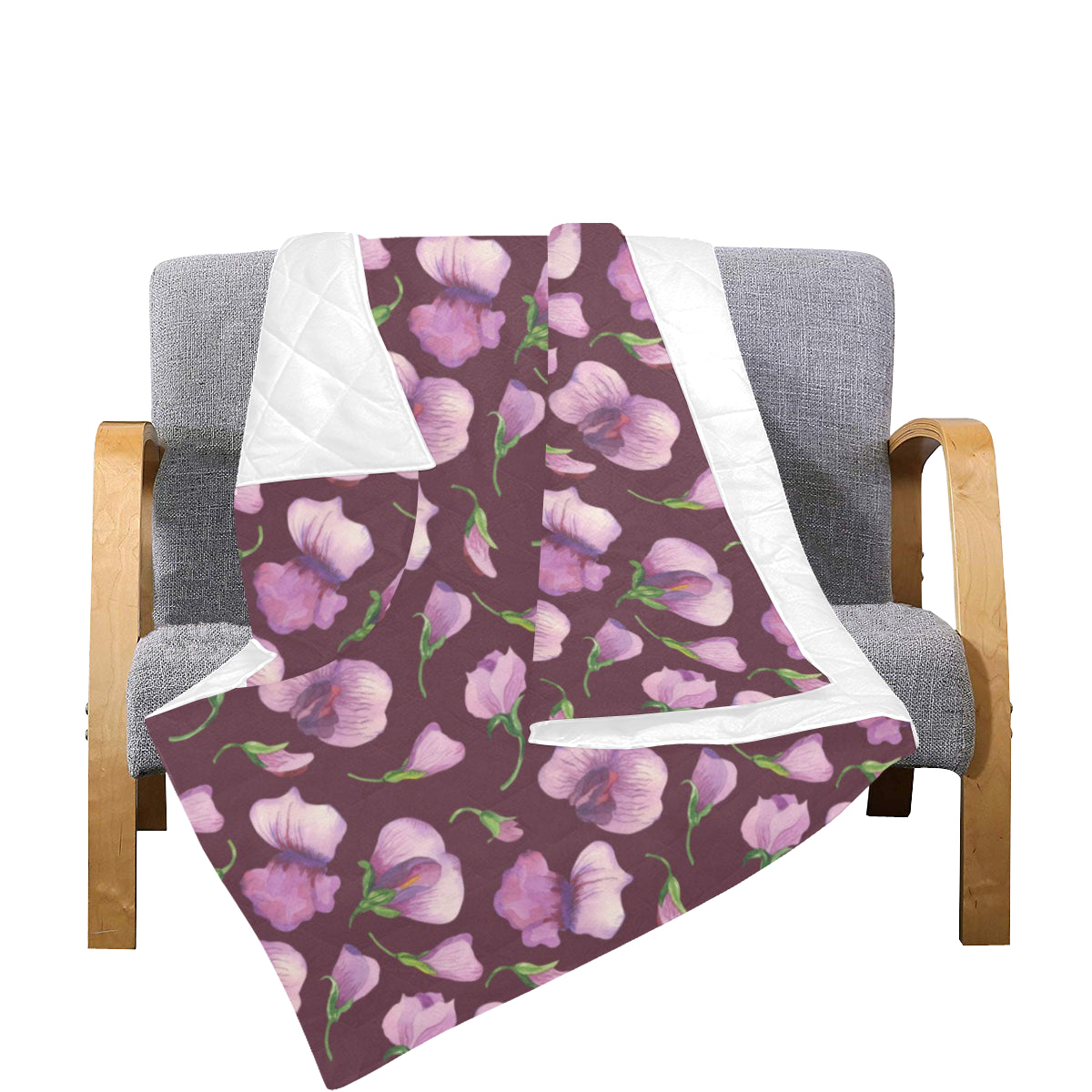 Peony Pattern Print Design PE010 Premium Quilt