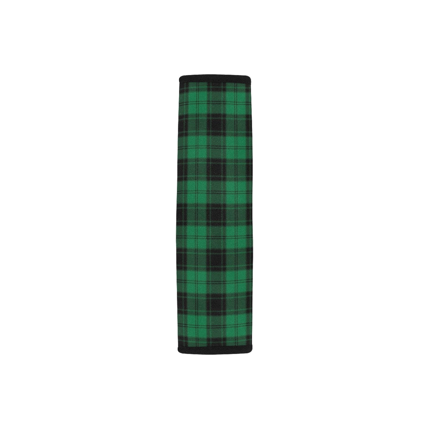 Tartan Green Print Design LKS302 Car Seat Belt Cover