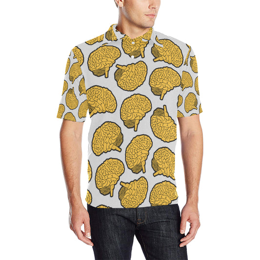 Psychology Pattern Print Design A01 Men Polo Shirt