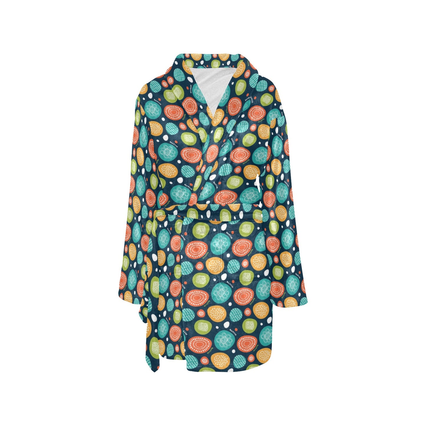 Swedish Themed Design Women's Fleece Robe