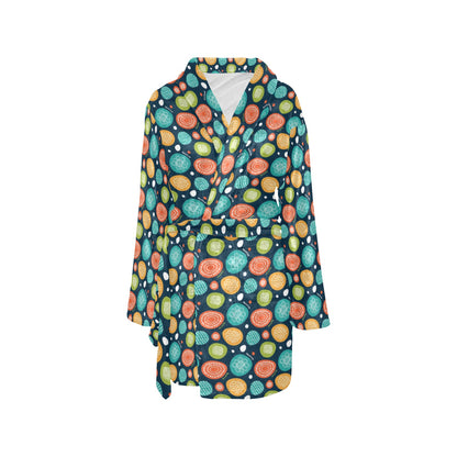 Swedish Themed Design Women's Fleece Robe