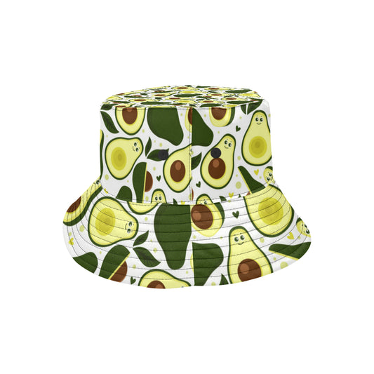 Avocado Pattern Print Design AC06 Unisex Bucket Hat