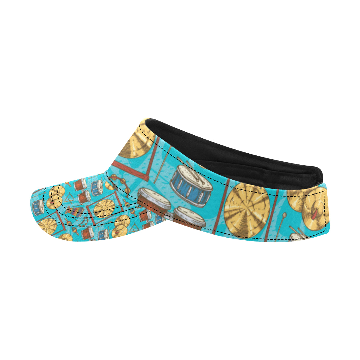 Percussion Pattern Print Design 03 Unisex Sun Visor