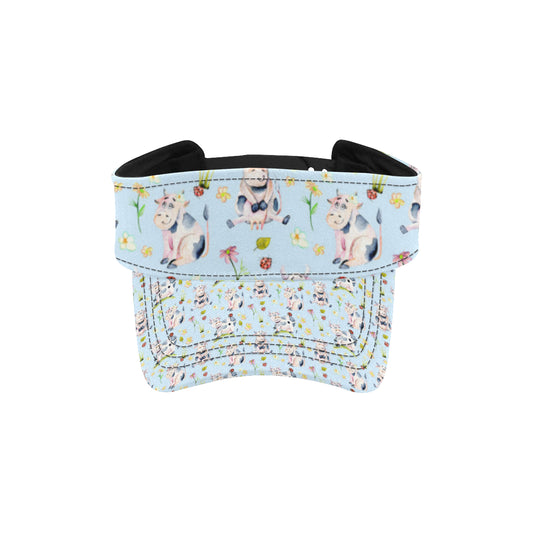 Cow Happy Pattern Print Design 05 Unisex Sun Visor