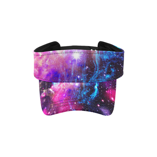 Galaxy Night Purple Space Print Unisex Sun Visor