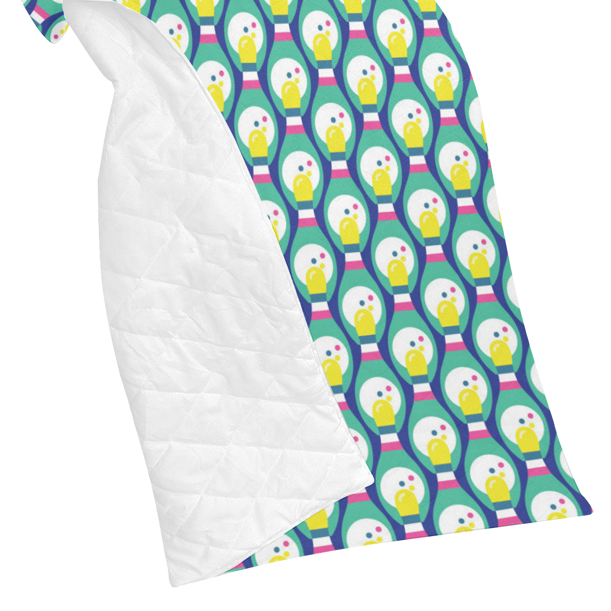 Bowling Pattern Print Design 04 Premium Quilt