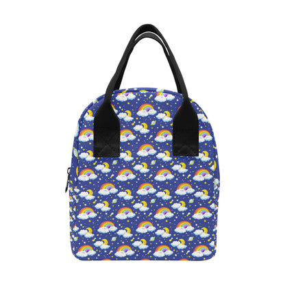 Rainbow Space Design Print Insulated Lunch Bag