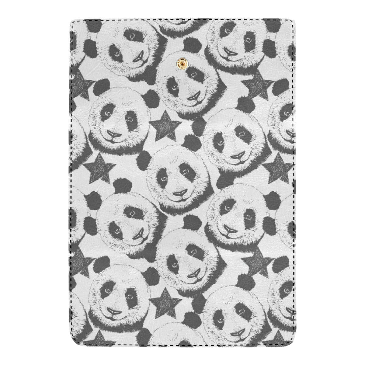 Panda Pattern Print Design A02 Women's Trifold Wallet