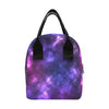 Celestial Purple Blue Galaxy Insulated Lunch Bag