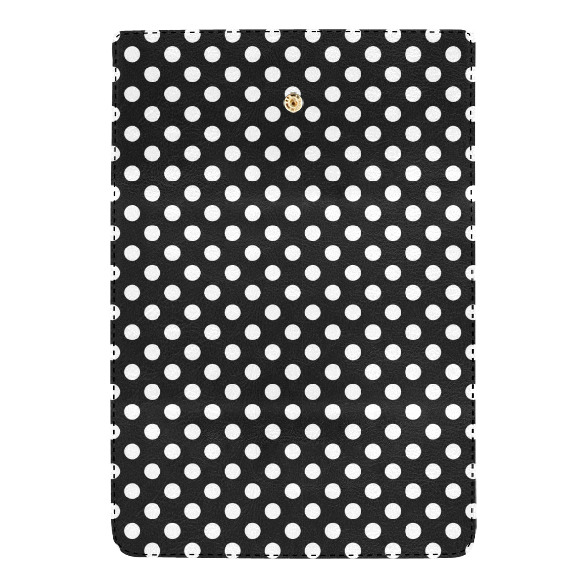 Polka Dot Black White Pattern Print Design 03 Women's Trifold Wallet