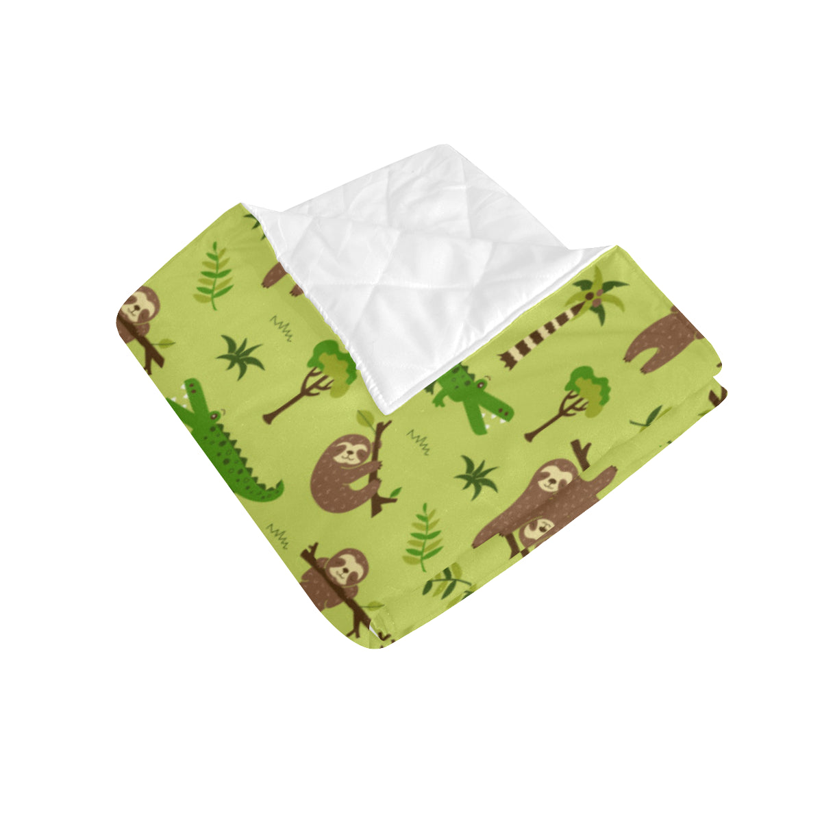 Alligator Pattern Print Design 04 Premium Quilt