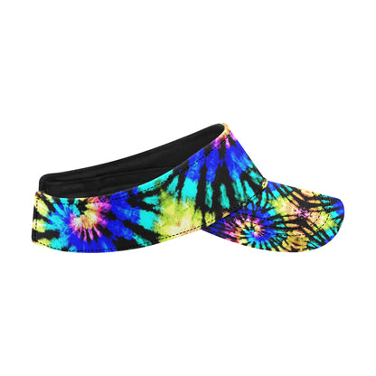 Tie Dye Rainbow Design Print Unisex Sun Visor