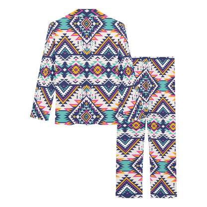 Tribal Aztec native american Women's Long Pajama Set