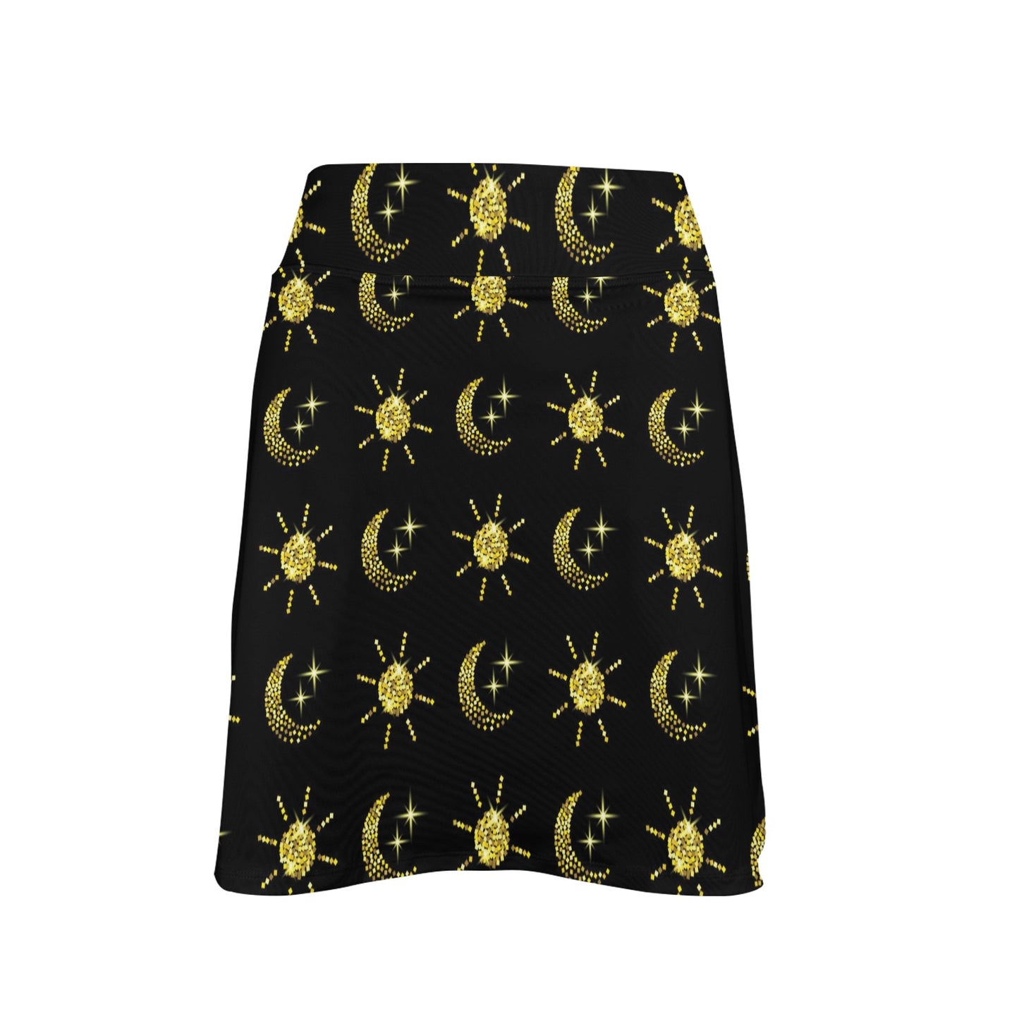 Sun Moon Print Design LKS304 17" Golf & Pickleball Skort with Pockets