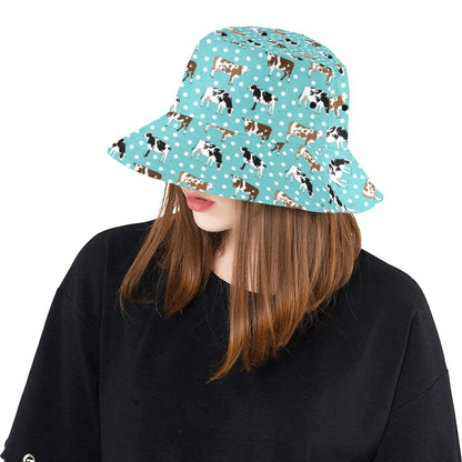 Cattle Print Design LKS405 Unisex Bucket Hat