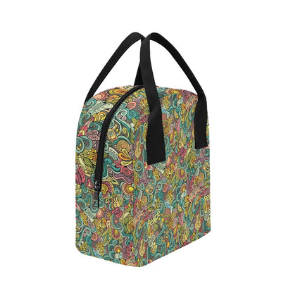 Hippie Print Design LKS302 Insulated Lunch Bag