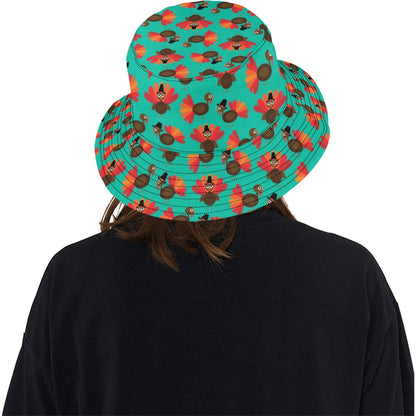 Turkey Print Design LKS402 Unisex Bucket Hat
