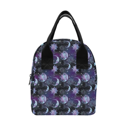 Sun Moon Print Design LKS303 Insulated Lunch Bag